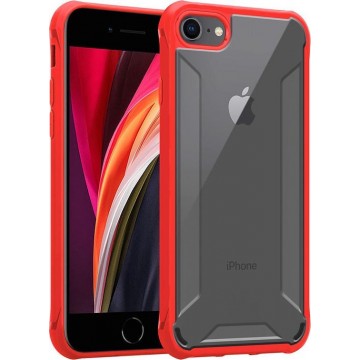 IYUPP iPhone 7 / 8 / SE 2020 Bumper Hoesje Rood Shockproof