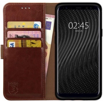 Rosso Element Samsung Galaxy S9 Hoesje Book Cover Bruin