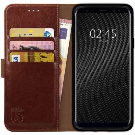 Rosso Element Samsung Galaxy S9 Hoesje Book Cover Bruin