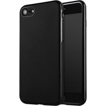 Apple iPhone 6 - iPhone 6s Magnetische Backcover - Zwart - Soft TPU - voor Autohouder