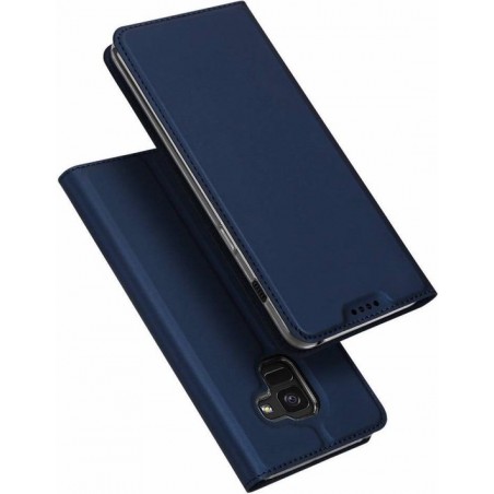 Samsung Galaxy A8 Plus (2018) hoesje - Dux Ducis Skin Pro Book Case - Blauw