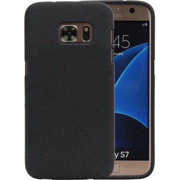 Wicked Narwal | Sand Look TPU Hoesje voor Samsung Galaxy S7 G930F Zwart