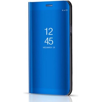 Shop4 - Xiaomi Redmi Note 7 Hoesje - Clear View Case Blauw
