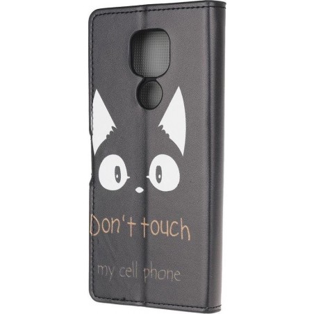 Motorola Moto G9 Play / Moto E7 Plus Hoesje met Don't Touch Print