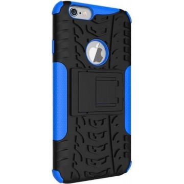 GadgetBay Shockproof bescherming hoesje iPhone 6 6s case - Blauw