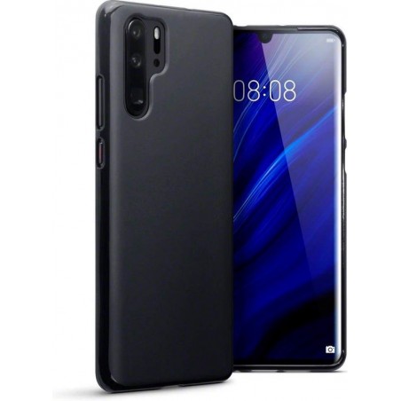 Huawei P30 Pro hoesje, gel case, mat zwart - Telefoonhoesje geschikt voor: Huawei P30 Pro