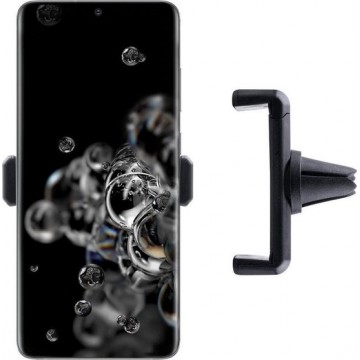 Shop4- Samsung Galaxy S20 Ultra Autohouder Verstelbare Ventilatierooster Houder Zwart