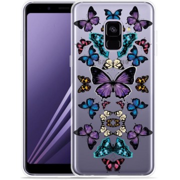 Samsung Galaxy A8 2018 Hoesje Vlinder Symmetrie