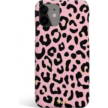 Eclatant Amsterdam iPhone 11 Fashion Case Pink Leopard - gratis screen protector