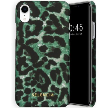 Selencia Maya Fashion Backcover iPhone Xr hoesje - Green Panther