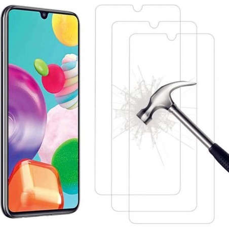 Samsung Galaxy A41 Screenprotector Glas - Tempered Glass Screen Protector - 3x