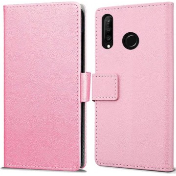 Knaldeals.com - Huawei P30 Lite hoesje - Book Wallet Case - roze