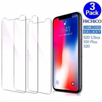 Samsung Galaxy S20 Tempered Glass 2.5D 9H 0.3mm, Screen protector Glas 3Pcs ( Extra voordelig) – HiCHiCO