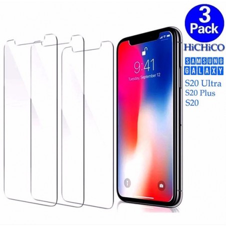 Samsung Galaxy S20 Tempered Glass 2.5D 9H 0.3mm, Screen protector Glas 3Pcs ( Extra voordelig) – HiCHiCO