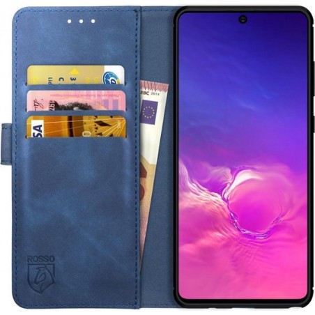 Rosso Element Samsung Galaxy S10 Lite Hoesje Book Cover Blauw