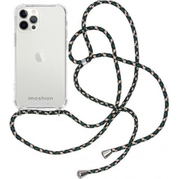 iMoshion Backcover met koord iPhone 12 Pro Max hoesje - Groen