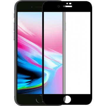Faveo - Full Cover Glass Screenprotector - iPhone 7 / 8 / SE - Zwart