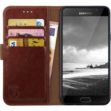 Rosso Element Samsung Galaxy A5 (2016) Hoesje Book Cover Bruin