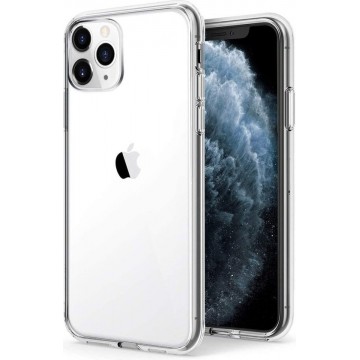 iPhone 11 Pro Max Hoesje Transparant  - Apple iPhone 11 Pro Max Siliconen Case Back Cover - Clear