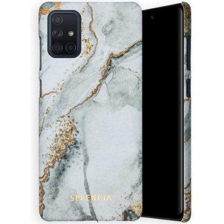 Selencia Maya Fashion Backcover Samsung Galaxy A71 hoesje - Marble Stone