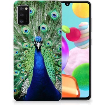 Siliconen Back Cover Samsung Galaxy A41 GSM Hoesje Pauw