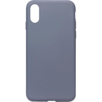 ADEL Premium Siliconen Back Cover Softcase Hoesje voor iPhone XR - Lavendel Blauw Paars