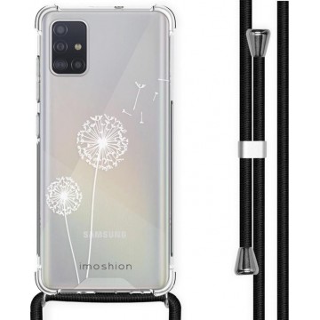 iMoshion Design hoesje met koord voor de Samsung Galaxy A51 - Paardenbloem - Wit