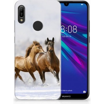 Huawei Y6 2019 | Y6 Pro 2019 Uniek TPU Hoesje Paarden