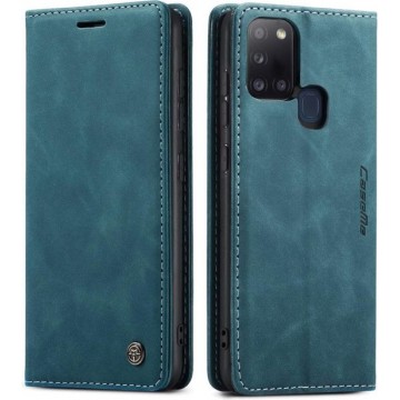 Samsung Galaxy A21s Hoesje - CaseMe Book Case - Groen