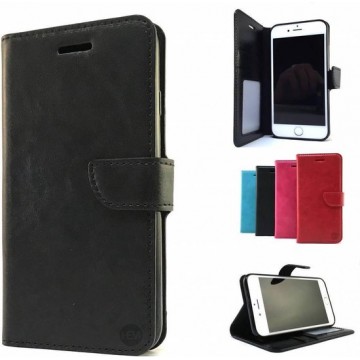 Zwart Wallet / Book Case / Boekhoesje Samsung Galaxy A5 (2016) SM-A510 met vakje voor pasjes, geld en fotovakje