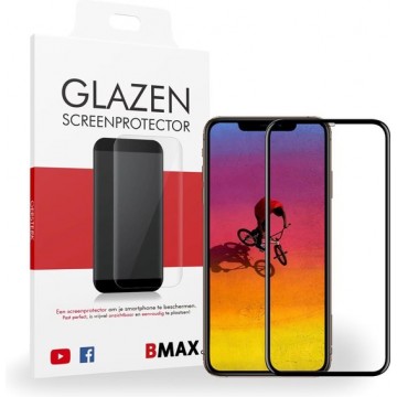BMAX Apple iPhone XS Max Full Cover Glazen Screenprotector | Dekt het volledige scherm! | Beschermglas | Tempered Glass