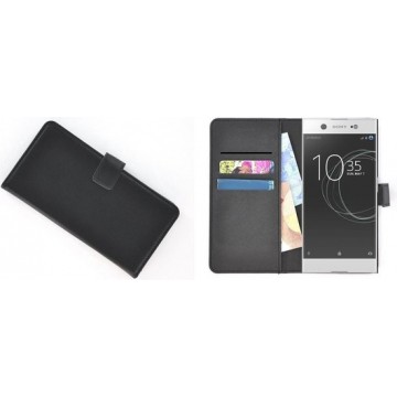 Sony Xperia XA1 Ultra Wallet Bookcase smartphone hoesje - effen zwart