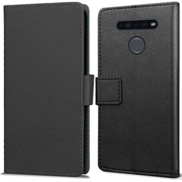 Book Wallet hoesje voor LG K41S - zwart