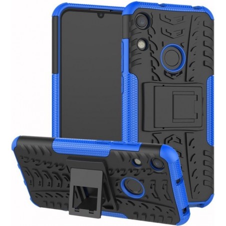 Huawei Y6 (2019) / Y6s Hoesje - Rugged Kickstand - Blauw