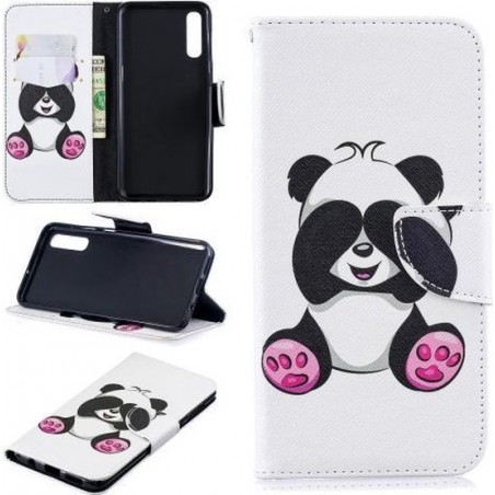 Panda beertje agenda wallet case hoesje Samsung Galaxy A50 / A30s