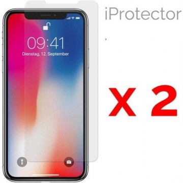 Iphone X Glazen Screenprotector 2-Pack (2.5D  0.26mm)