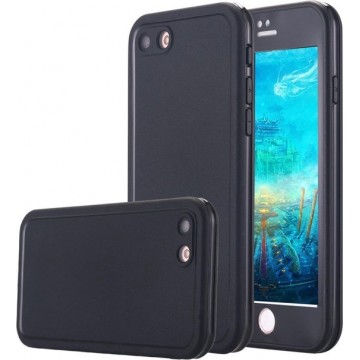 iPhone 7/8 Ultradunne Waterdichte Case - Water Resistant IP67 Hoesje - Premium Bescherming Ultra Dun Case - Zwart