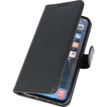 Bestcases Booktype Telefoonhoesje voor iPhone 12 / 12 Pro - Zwart