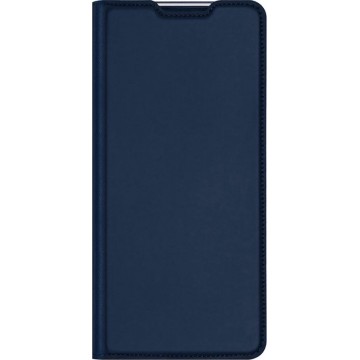 Dux Ducis Slim Softcase Booktype Samsung Galaxy A12 hoesje - Donkerblauw