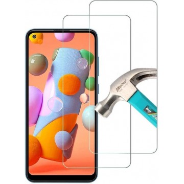 Samsung Galaxy A10S Screenprotector Glas - Tempered Glass Screen Protector - 2x