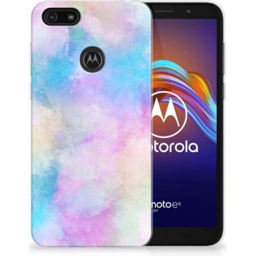 Telefoon Hoesje Motorola Moto E6 Play Silicone Back Case Watercolor Light