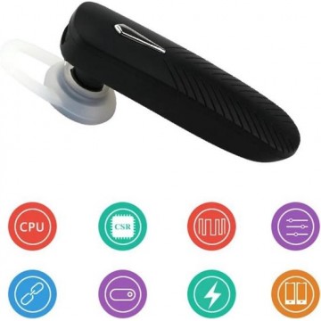Handsfree Bluetooth Oortje - Zwart - Wireless Bluetooth Headset