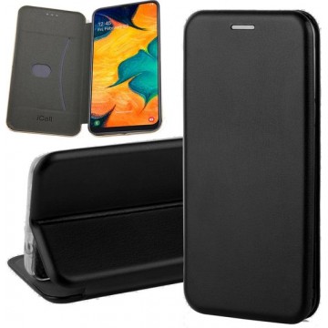 Samsung Galaxy A30 Hoesje - Book Case Flip Wallet - iCall - Zwart