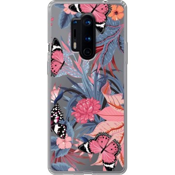Hoesje voor OnePlus 8 PRO - Beautiful Butterfly (softcase)