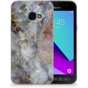 Samsung Galaxy Xcover 4 TPU Hoesje Design Marmer Grijs
