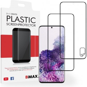 2-pack BMAX Samsung Galaxy S20 Plus Screenprotector / Full Cover Beschermfolie / Ultra Clear PET / Onzichtbaar Display Folie