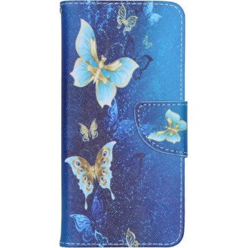 Design Softcase Booktype Samsung Galaxy A41 hoesje - Vlinders