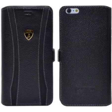 Lamborghini bookcase zwart iphone 6 plus/6s plus -E.T-D1