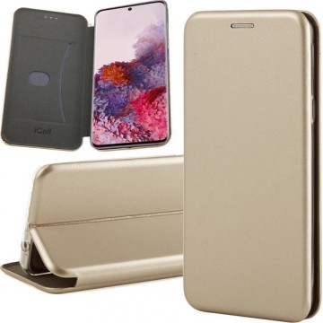 Samsung S20 Hoesje - Samsung Galaxy S20 Hoesje Book Case Wallet - Goud