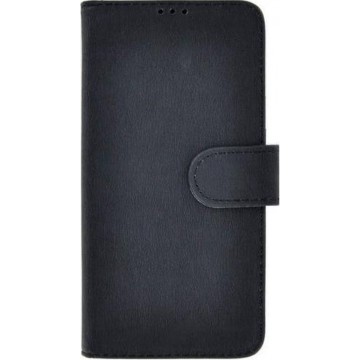 Wallet bookcase zwart fashion hoesje voor OnePlus 5